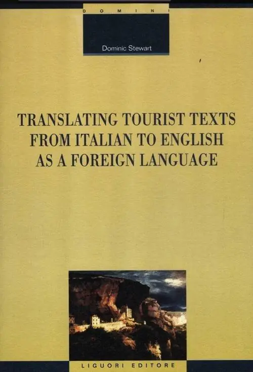 Translating tourist texts from Italian to English as a foreign language Promozione