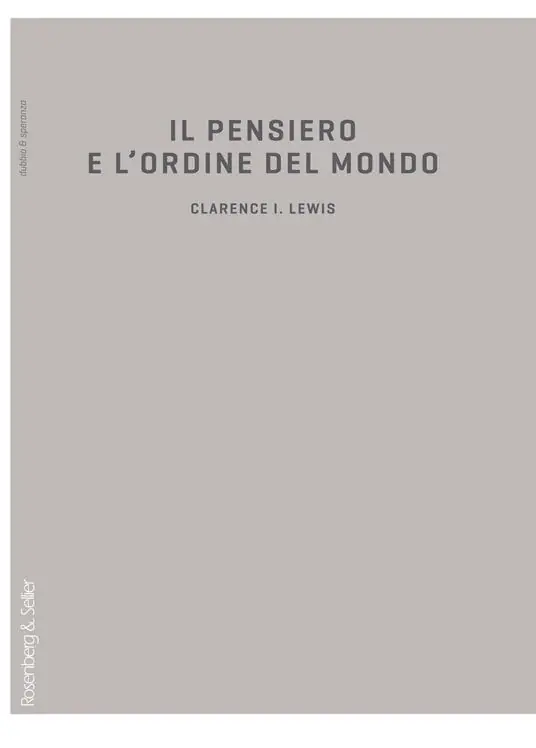 Offerta Del Giorno Il pensiero e l‘ordine del mondo. Schizzo di una teoria della conoscenza