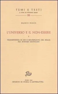 Affare L‘universo e il non essere. Trascendenza di Dio e molteplicità del reale nel monismo dionisiano