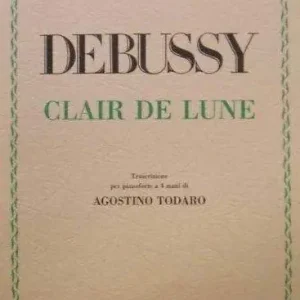 Chiaro di luna. Dalla "Suite Bergamasque". Per pianoforte. Spartito Subito Disponibile