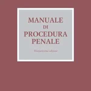 Super Prezzo Manuale di procedura penale
