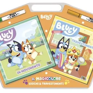 Solo Oggi Giochi e travestimenti. Bluey. Magicolore. Ediz. a colori. Con 2 pennarelli svelacolore