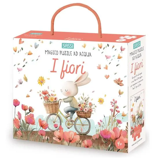 I fiori. Magico puzzle ad acqua. Ediz. illustrata. Con puzzle Soddisfatti O Rimborsati