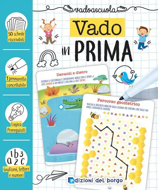 Vado in prima. Con pennarello cancellabile Promo Stagionale