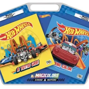 Corse & motori. Hot Wheels. Magicolore. Ediz. a colori. Con pennarello svelacolori Subito Disponibile
