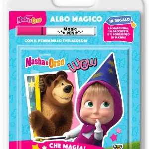 Che magia! Masha e Orso. Albo magico. Ediz. a colori. Con pennarello svelacolori Esclusivo