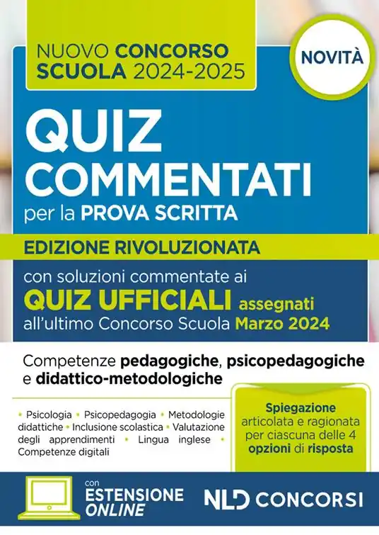 Prezzo Scontato Concorso scuola 2024-2025. Quiz commentati con svolgimento prove ufficiali. Con espansione online