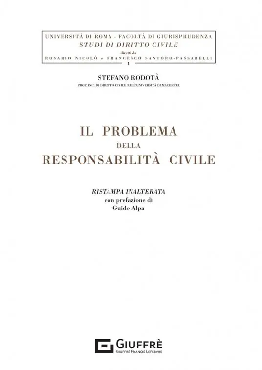Il problema della responsabilità civile Offerta Del Giorno
