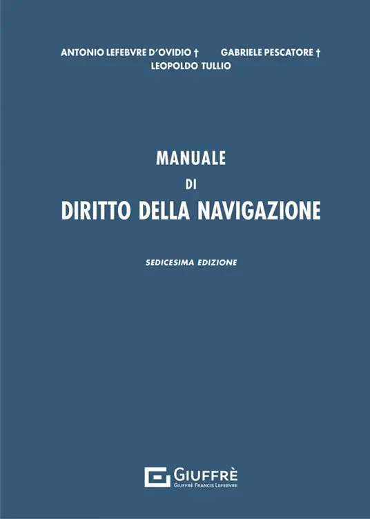 Manuale di diritto della navigazione Super Prezzo