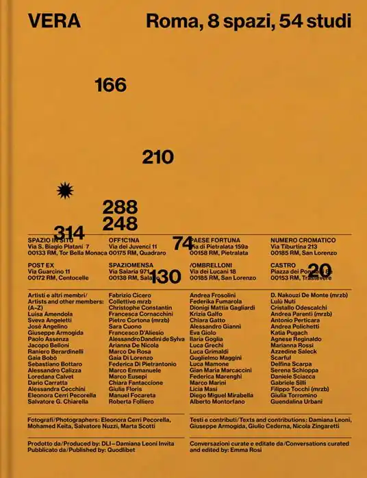 Vera. Roma, 8 spazi, 54 studi-Rome, 8 spaces, 54 studios. Ediz. a colori Occasione Imperdibile
