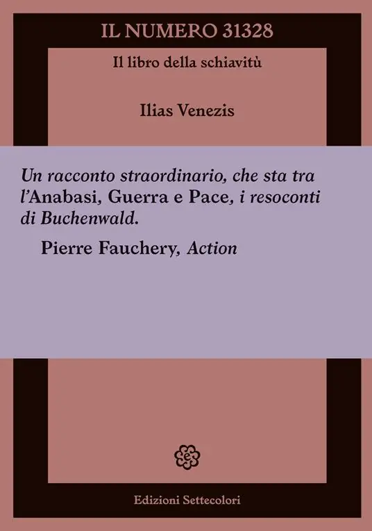 Il numero 31328. Il libro della schiavitù Nuovo Arrivo
