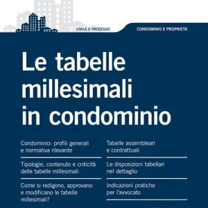 Sconto Le tabelle millesimali in condominio