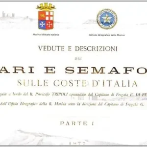 Vedute e descrizioni dei fari e semafori sulle coste d‘Italia. Ediz. illustrata. Vol. 1 1877 Professionale
