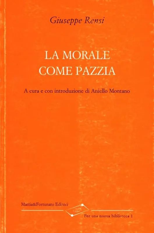La morale come pazzia Promozione Esclusiva