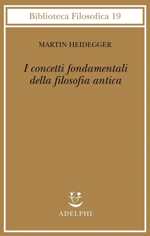 Affare I concetti fondamentali della filosofia antica