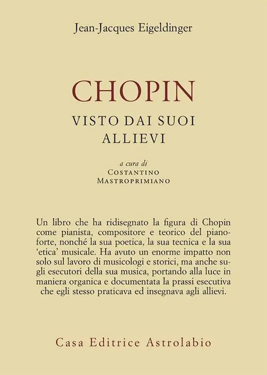 Chopin visto dai suoi allievi Nuovo Arrivo