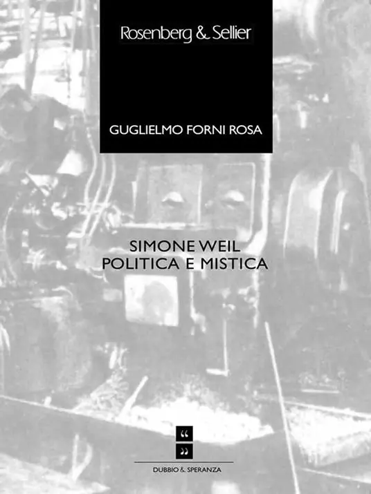 Simone Weil. Politica e mistica Di Tendenza