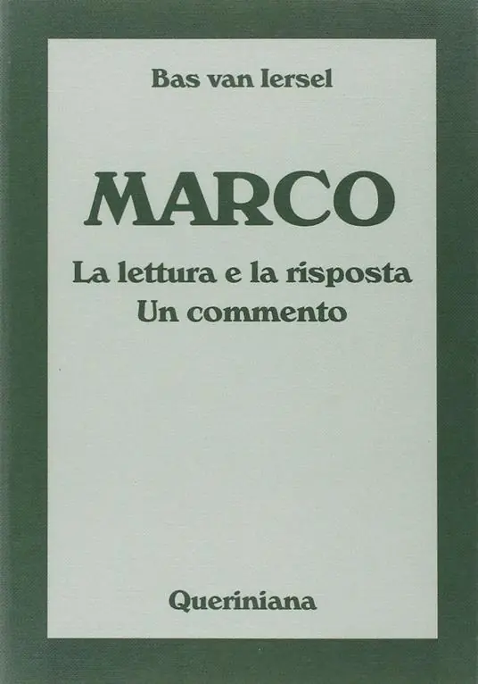 Marco. La lettura e la risposta. Un commento Ultime Pezzi