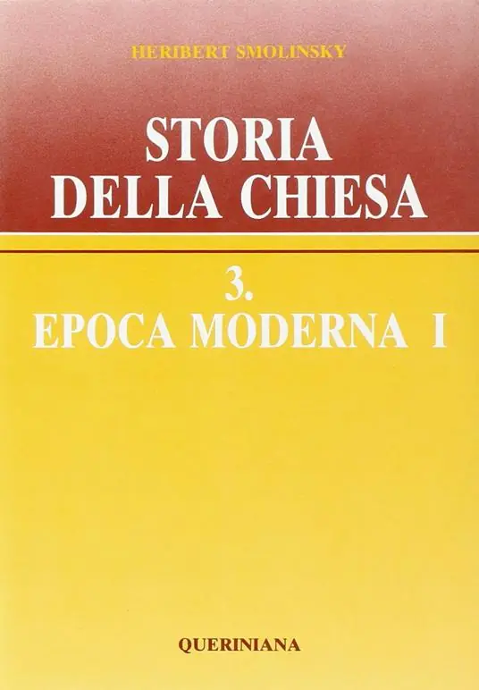Storia della Chiesa. Vol. 3 1 Epoca moderna. Miglior Prezzo