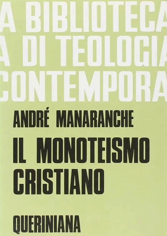 Direttamente Dal Produttore Il monoteismo cristiano
