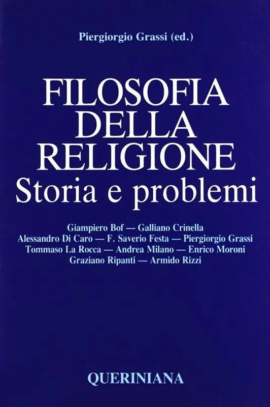 Spedizione Espresso Filosofia della religione. Storia e problemi