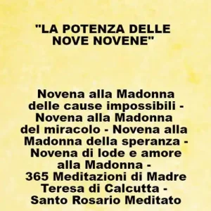 Vendita Finale La potenza delle nove novene