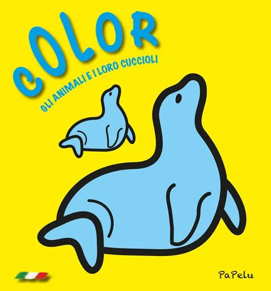Professionale Color gli animali e i loro cuccioli. Ediz. illustrata