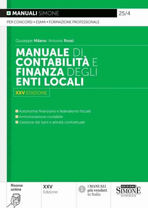 Manuale di contabilità e finanza degli enti locali. Con QR Code Offerta Limitata