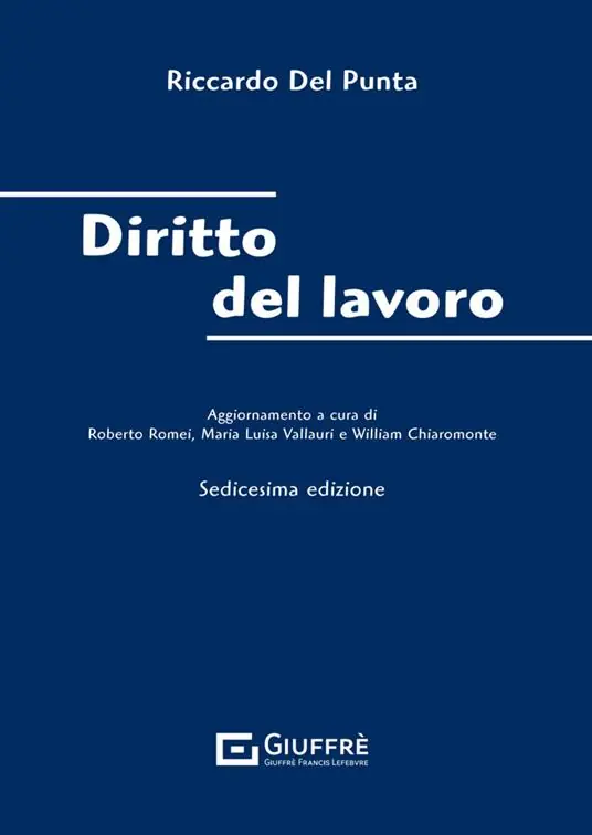 Diritto del lavoro Acquista Ora