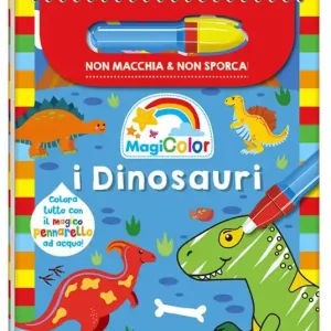 Saldi I dinosauri. Magicolor. Ediz. a spirale. Con il magico pennarello ad acqua