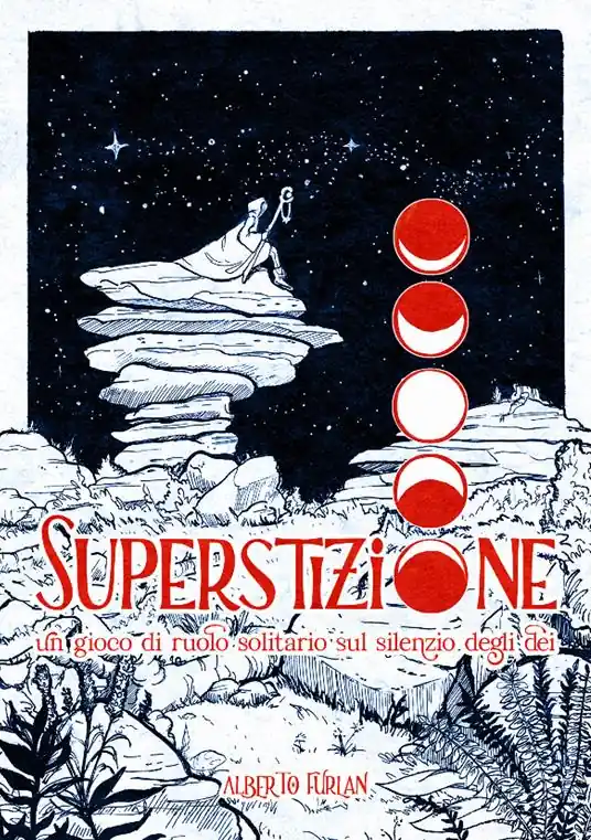 Compra Adesso Superstizione. Un gioco di ruolo solitario sul silenzio degli dèi. Con plancia di gioco pieghevole