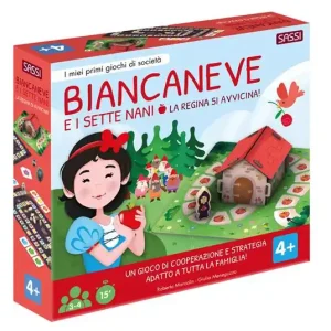 Biancaneve e i sette nani. La regina si avvicina! I miei primi giochi di società. Con casetta 3D da costruire. Con 8 pedine di legno. Con 2 tabelloni. Con 49 Carte Di Tendenza