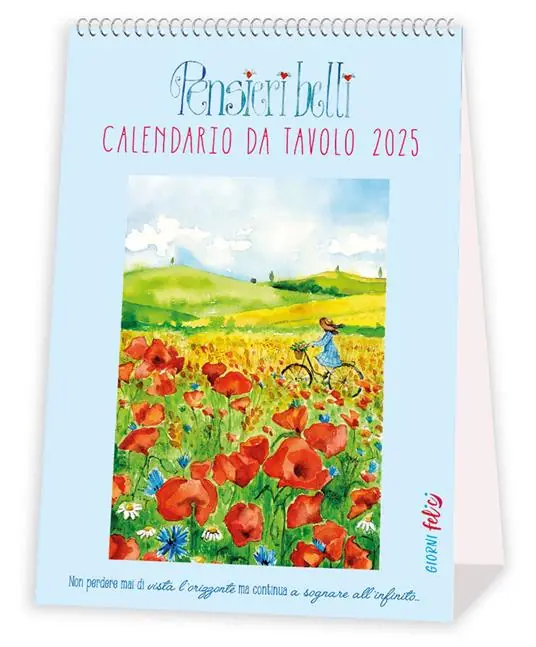 Pensieri belli. Calendario da tavolo 2025 Promo Stagionale