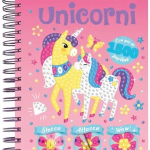 Amo le perline. Unicorni. Ediz. a colori. Con 1500 perline adesive Offerta Lampo
