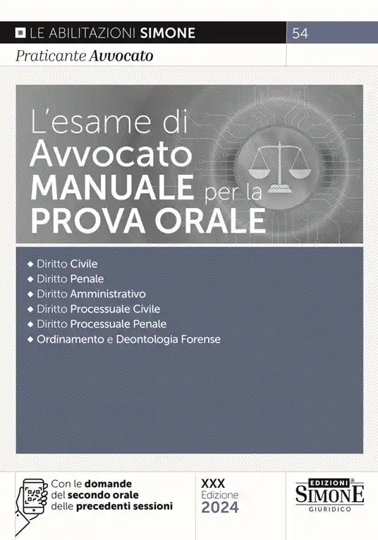 Promo Stagionale L‘esame di avvocato. Manuale per la prova orale. Con espansioni online
