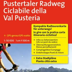 Offerta Del Giorno Carta cicloturistica tour n. 7017. Ciclabile della Val Pusteria-Pustertaler Radweg