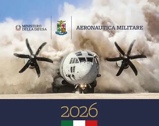 Aeronautica Militare. Calendario da tavolo 2026 Occasione