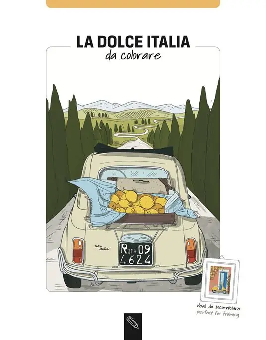 Saldi La dolce Italia da colorare. Coloring book. Ediz. illustrata