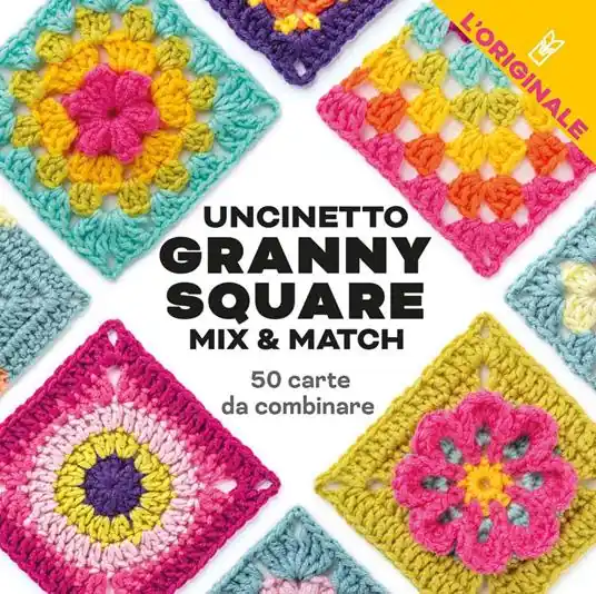 Uncinetto Granny Square. Mix & match. Con 50 carte da combinare Super Prezzo