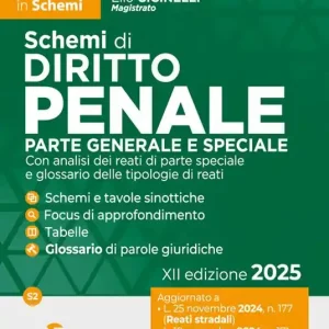 Schemi di diritto penale. Parte generale e speciale. Nuova ediz. Compra Oggi Stesso