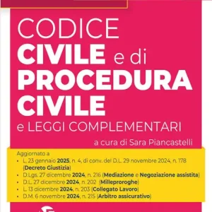 Codice Civile e di Procedura civile in udienza 2025. Aggiornato al I e al II Decreto Correttivo Cartabia. Nuova ediz. Più Venduto