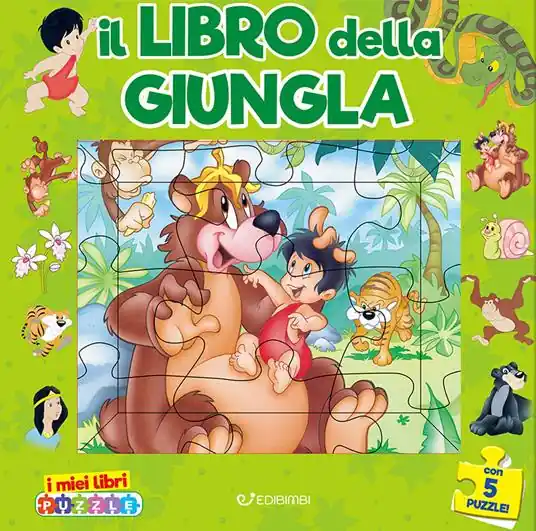 Acquista Ora Il libro della giungla. I miei libri puzzle. Ediz. illustrata