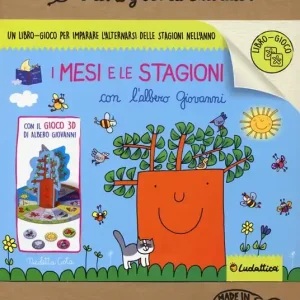 Soddisfatti O Rimborsati I mesi e le stagioni con l‘albero Giovanni. Ediz. a colori. Con 12 gettoni. Con gioco da assemblare