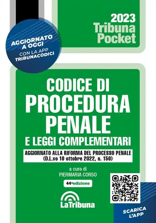 Miglior Prezzo Codice di procedura penale e leggi complementari. Con App Tribunacodici
