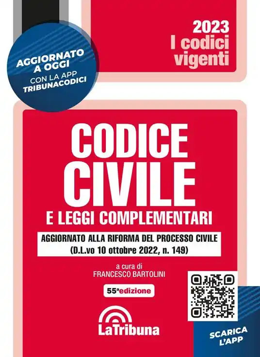 Prezzo Ridotto Codice civile e leggi complementari. Con App Tribunacodici
