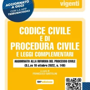 Codice civile e di procedura civile e leggi complementari. Con App Tribunacodici Sconto
