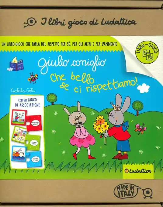 Che bello se ci rispettiamo! Giulio Coniglio. I libri gioco di Nic. Ediz. a colori. Con gioco di associazione Direttamente Dal Produttore