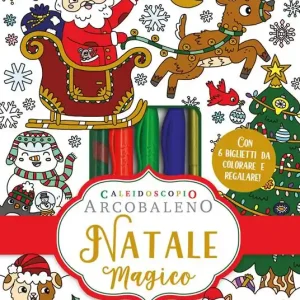 Caleidoscopio Arcobaleno. Natale magico. Ediz. illustrata. Con 6 biglietti da regalo. Con colla. Con 4 pennarelli Scelto Dai Clienti