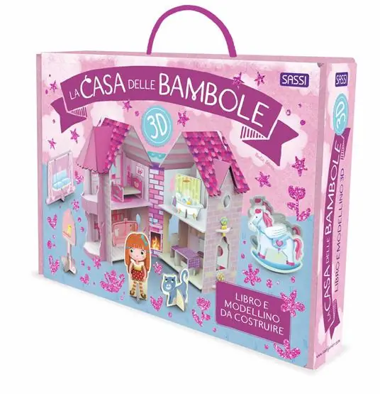 Novità La casa delle bambole 3D. Con modellino