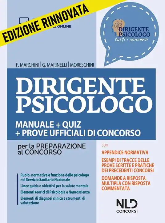 Novità Dirigente psicologo. Manuale + quiz per la preparazione al concorso. Nuova ediz. Con Contenuto digitale per accesso online aggiornamento online